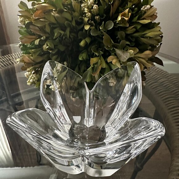 Sweden Crystal Tulip Decorative small Bowl/Candleholder/Trinket Bowl by Orrefors - Picture 2 of 6